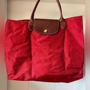 Longchamp Le Pliage Cabas Modele Depose Made in France Tote